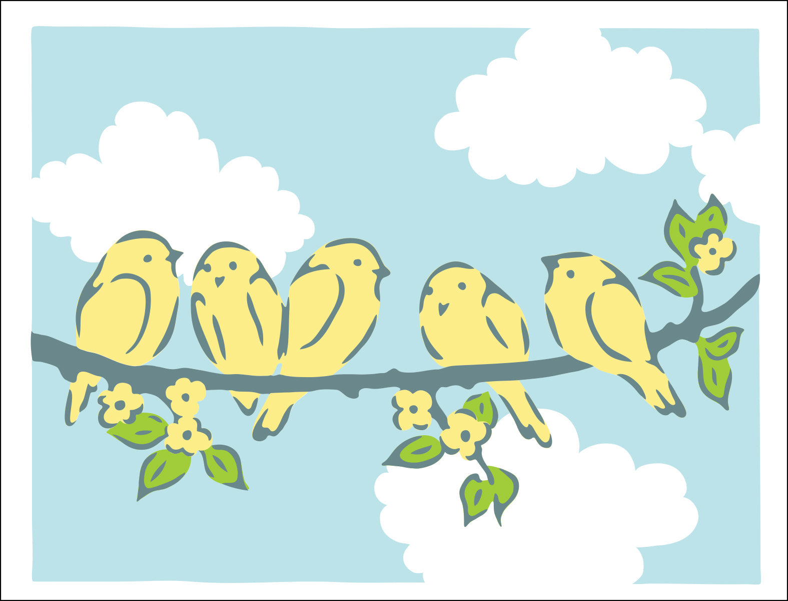 The Crafters Workshop Layered Birds on a Branch