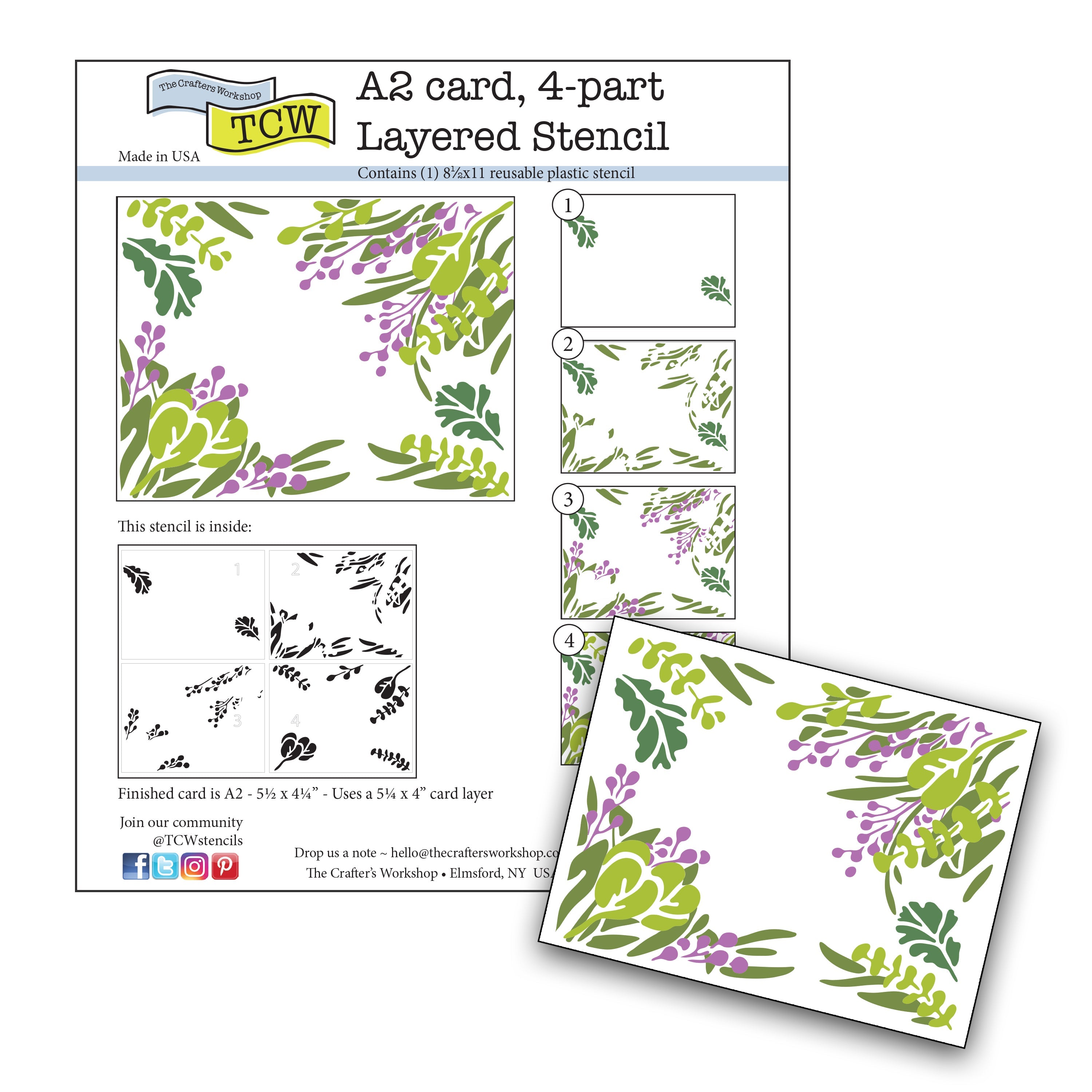 The Crafters Workshop Layered Sage Frame