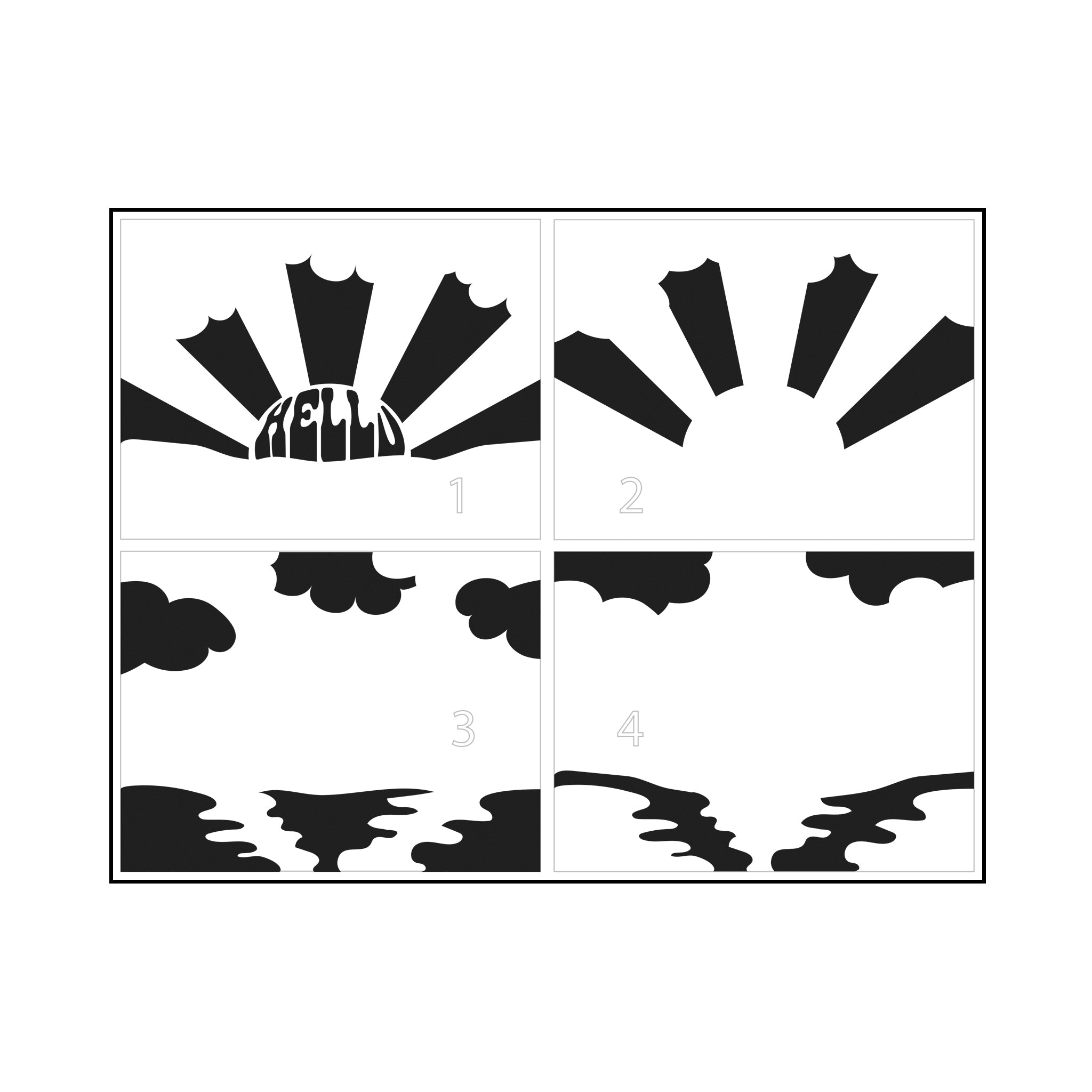 The Crafters Workshop Layered Hello Sunshine