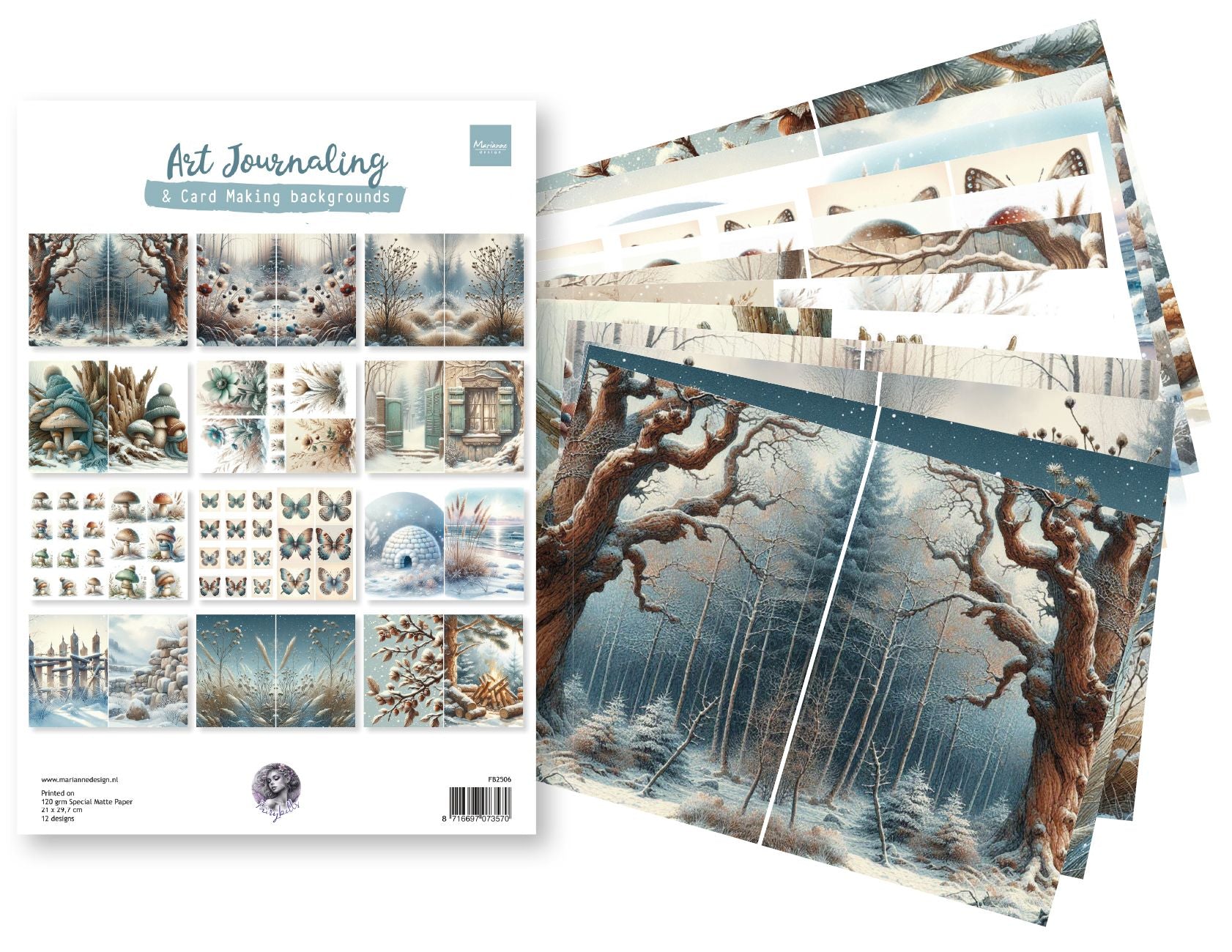 Marianne Design - Art Journaling Winterset by Fairybells
