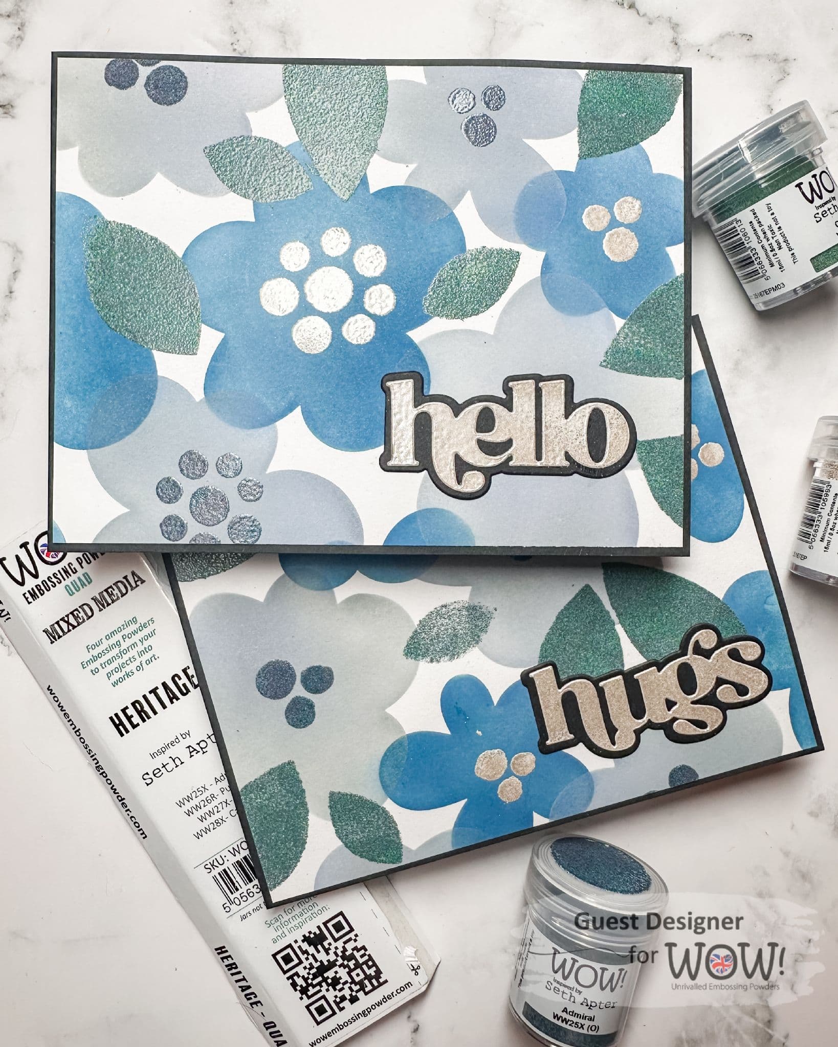 WOW! Embossing Powder - Heritage Quad - Inspired by Seth Apter