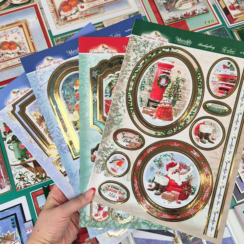 Christmas Robins Luxury Topper Collection