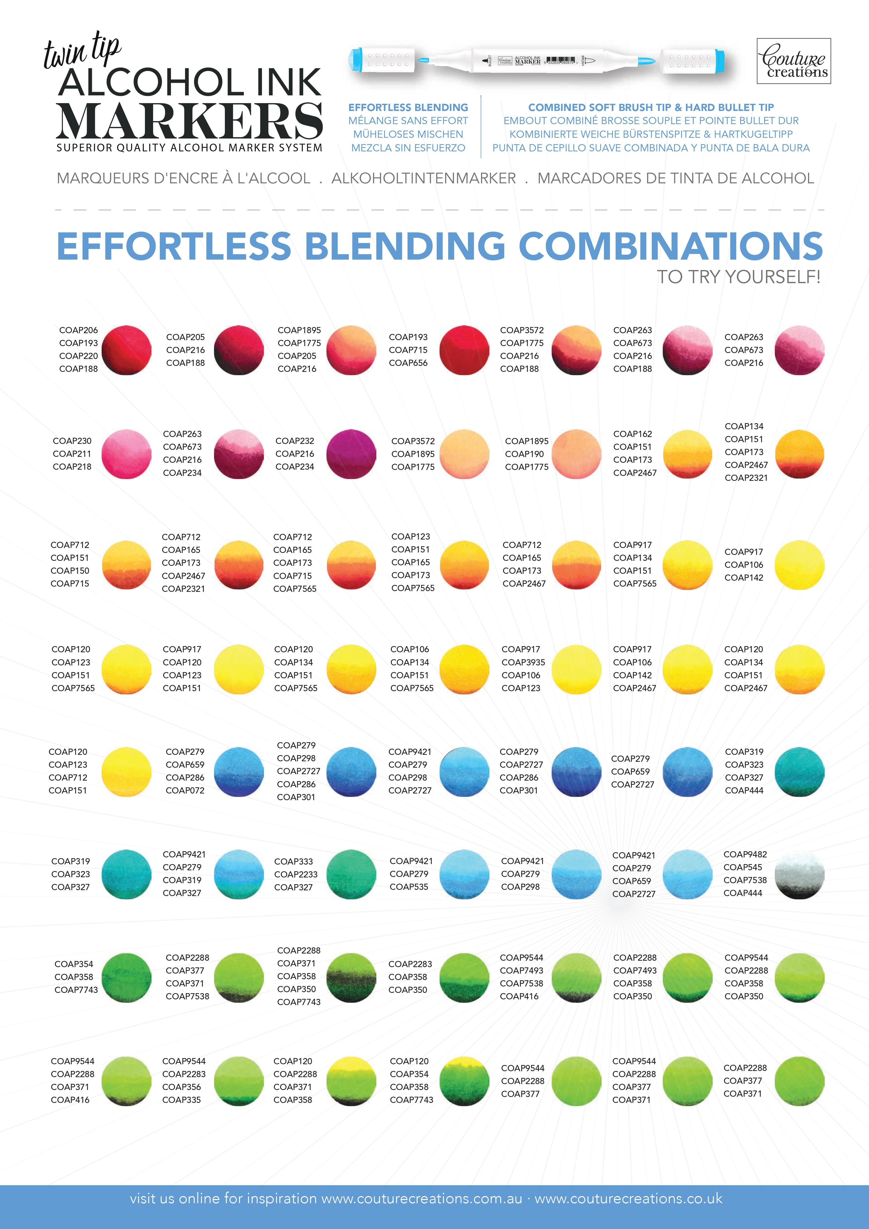 Twin Tip Alcohol Ink Marker - Yellows & Beiges