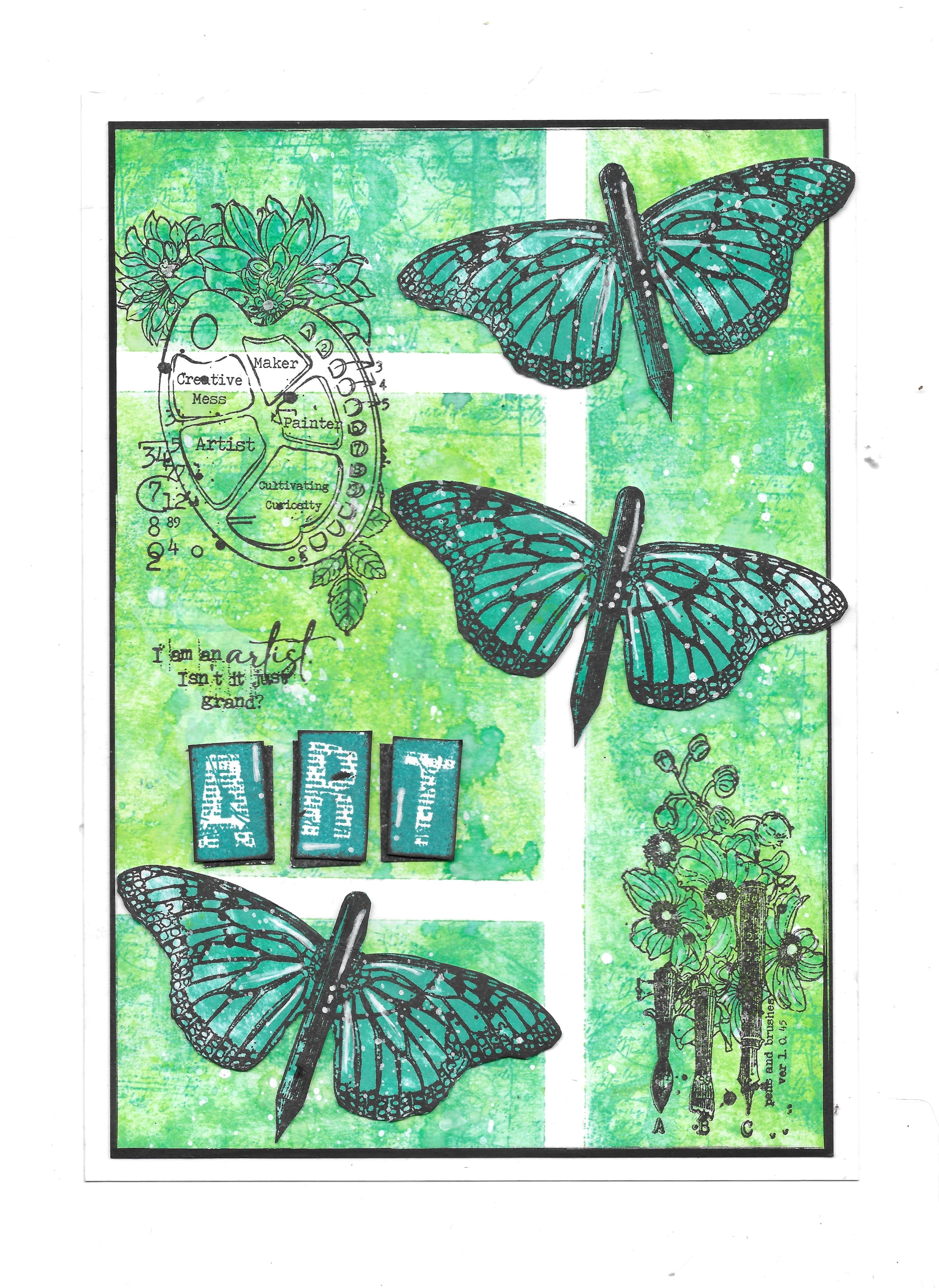 AALL and Create Stamp Set - 923 - Art Typewriter