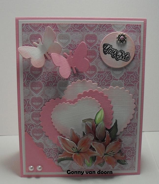 Multi Frame Die - Wavy Heart (9 pcs)