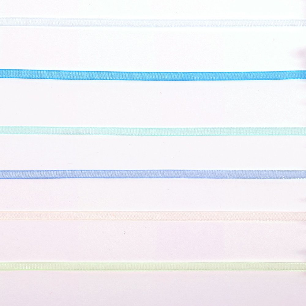 Vaessen Creative Organza Ribbon 6 Colours 3mmx2m Baby Blue