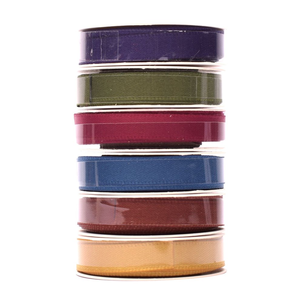 Vaessen Creative Organza Ribbon 6 Colours 6mmx2m Autumn