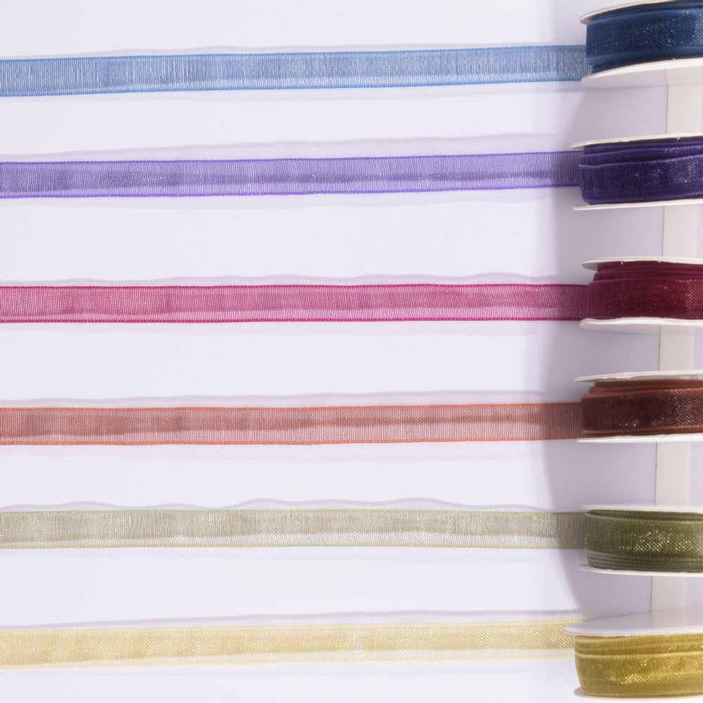 Vaessen Creative Organza Ribbon 6 Colors 6mmx2m Autumn