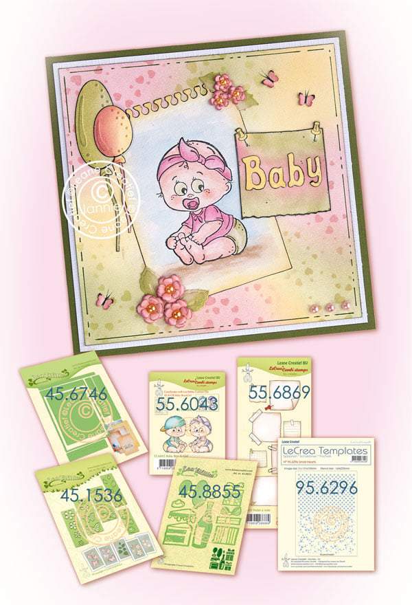 Lecreadesign Combi Clear Stamp Baby Boy & Girl