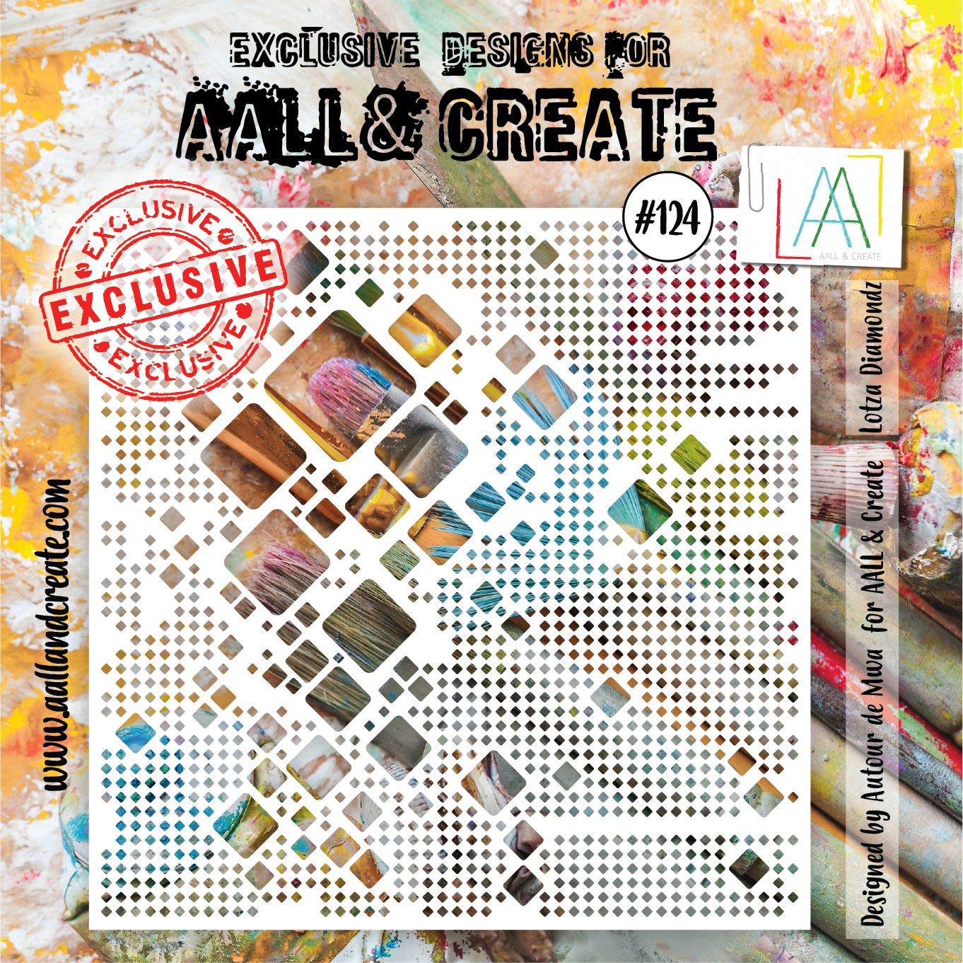 AALL and Create Stencil - 124 - Lotza Diamondz