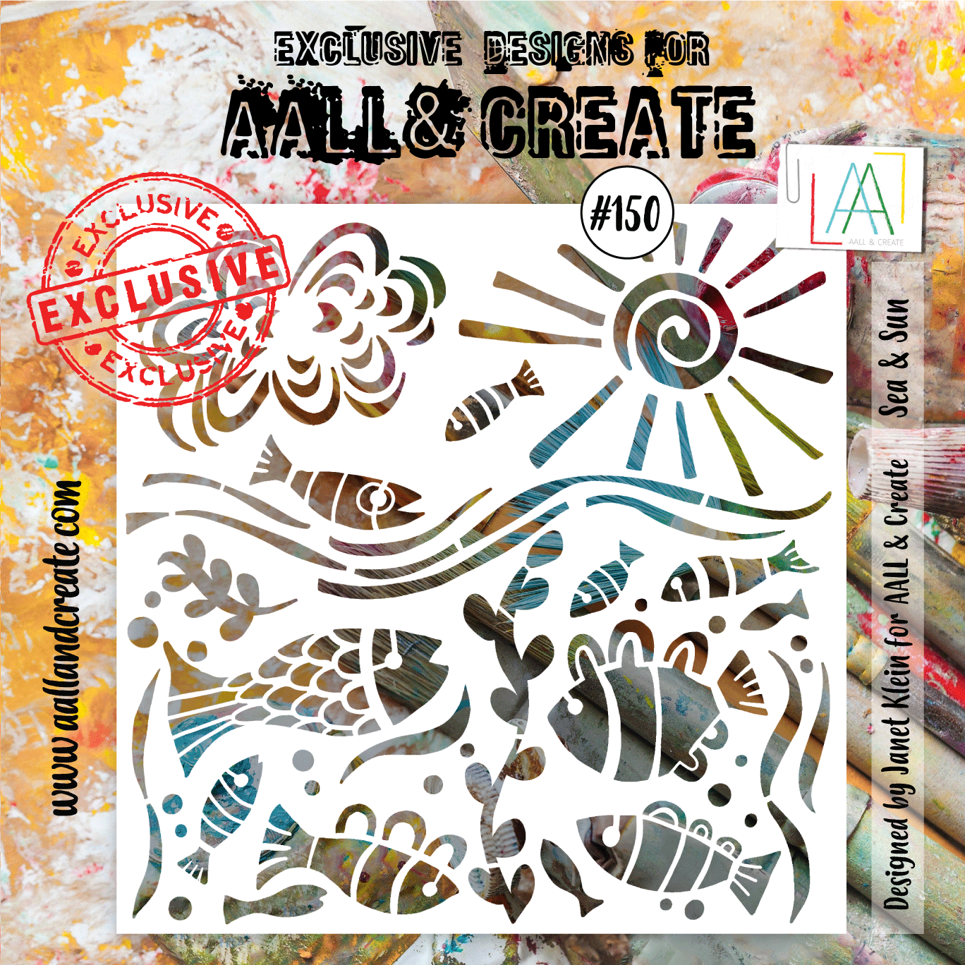 AALL and Create Stencil - 150 - Sea & Sun