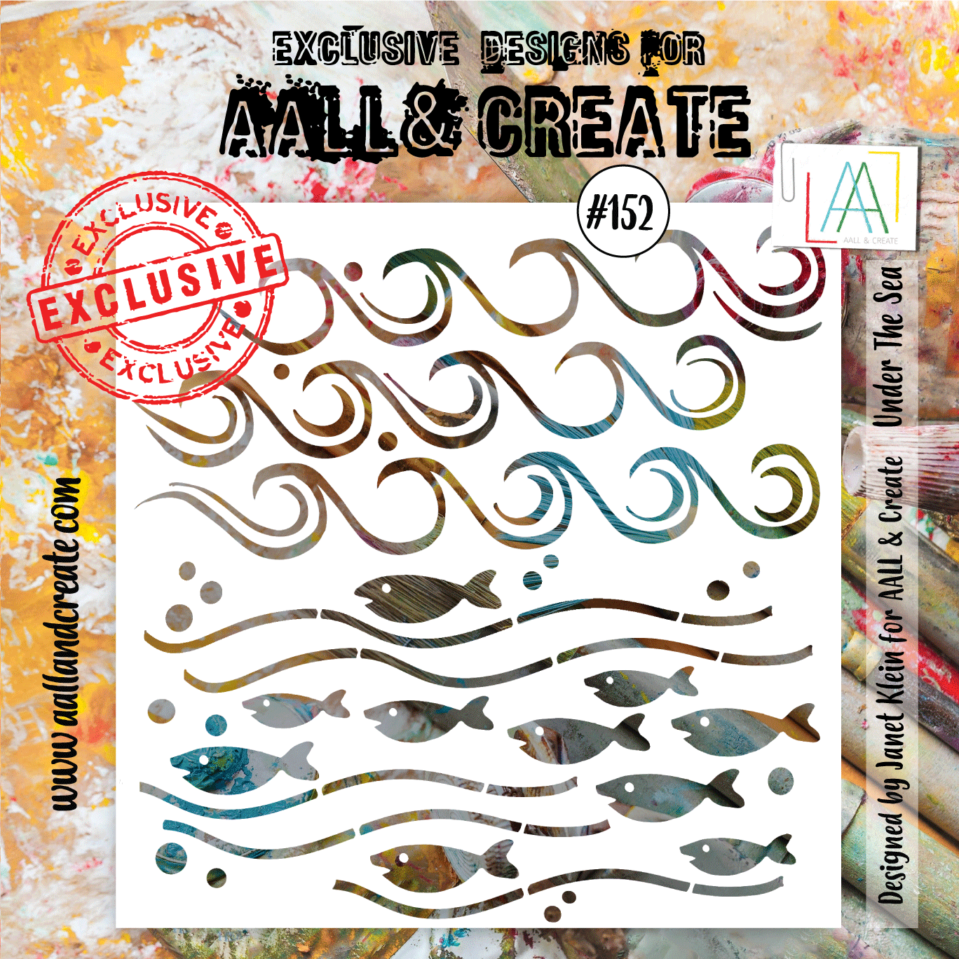 AALL and Create Stencil - 152 - Under The Sea