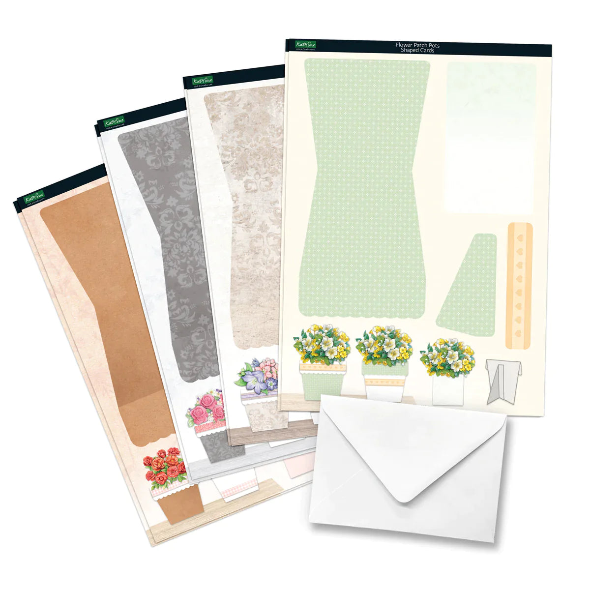 Flower Patch Pots Card Making Kit