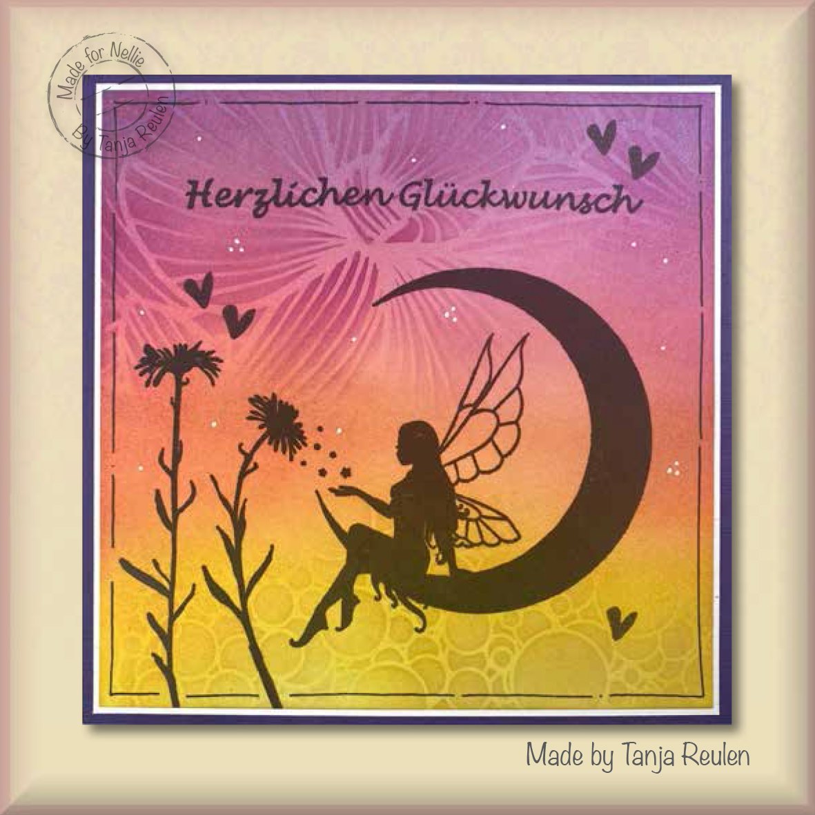 Nellie's Choice Clear Stamp Fairy Tales Flower-1