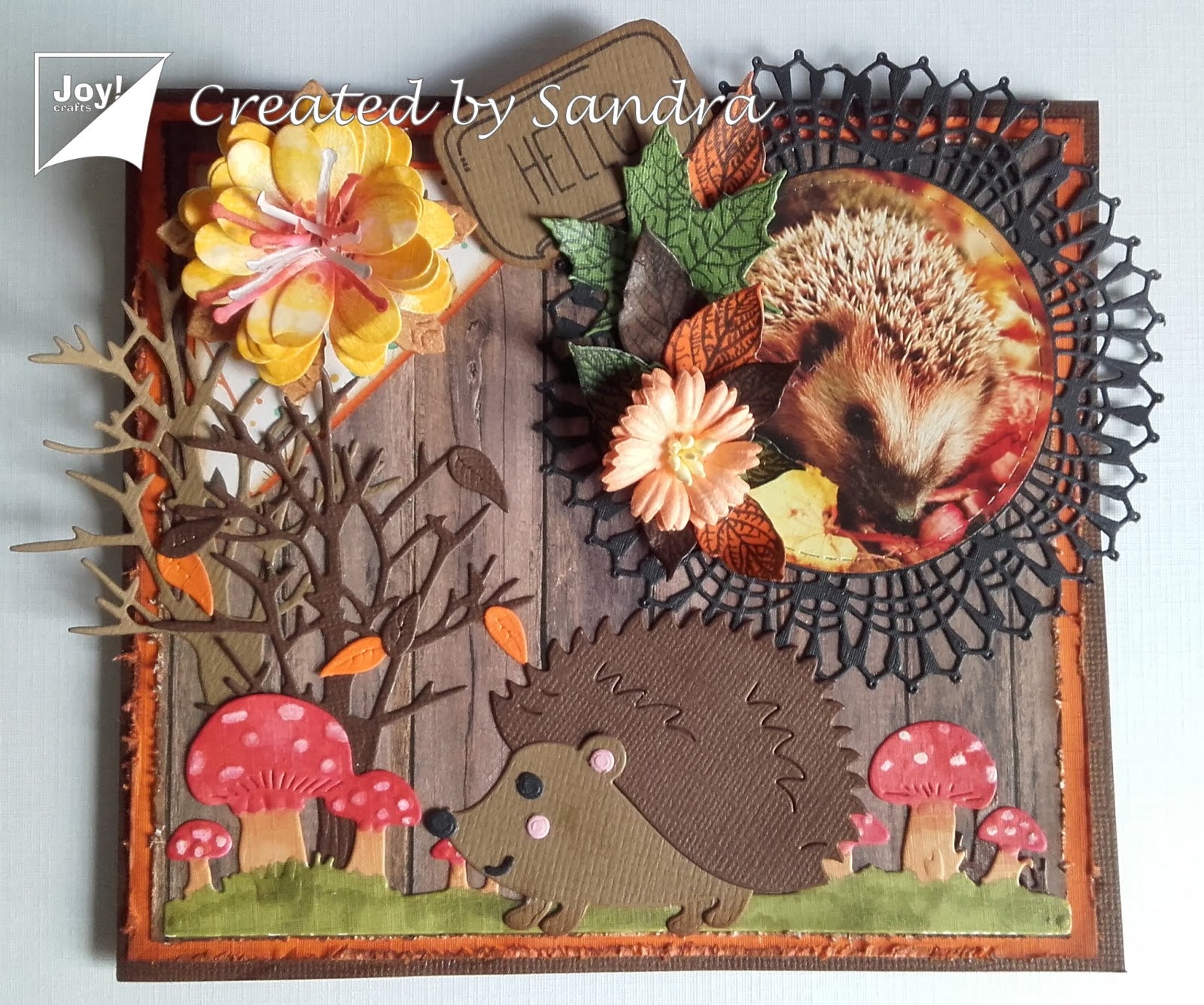 Joy! Crafts Die - Mon Ami Harley Hedgehog