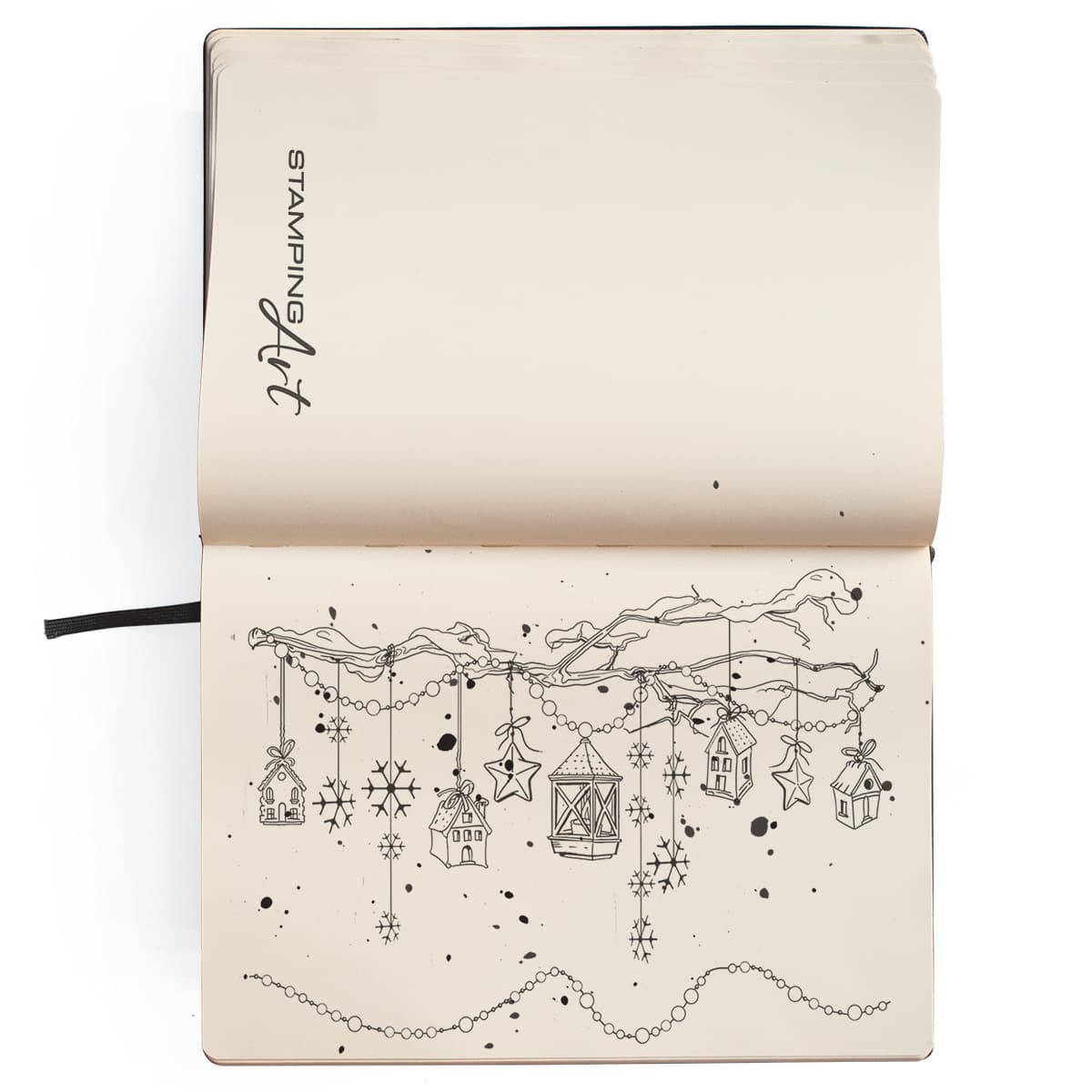 Ciao Bella Clear Stamp Set 4"x6" Let's Decorate