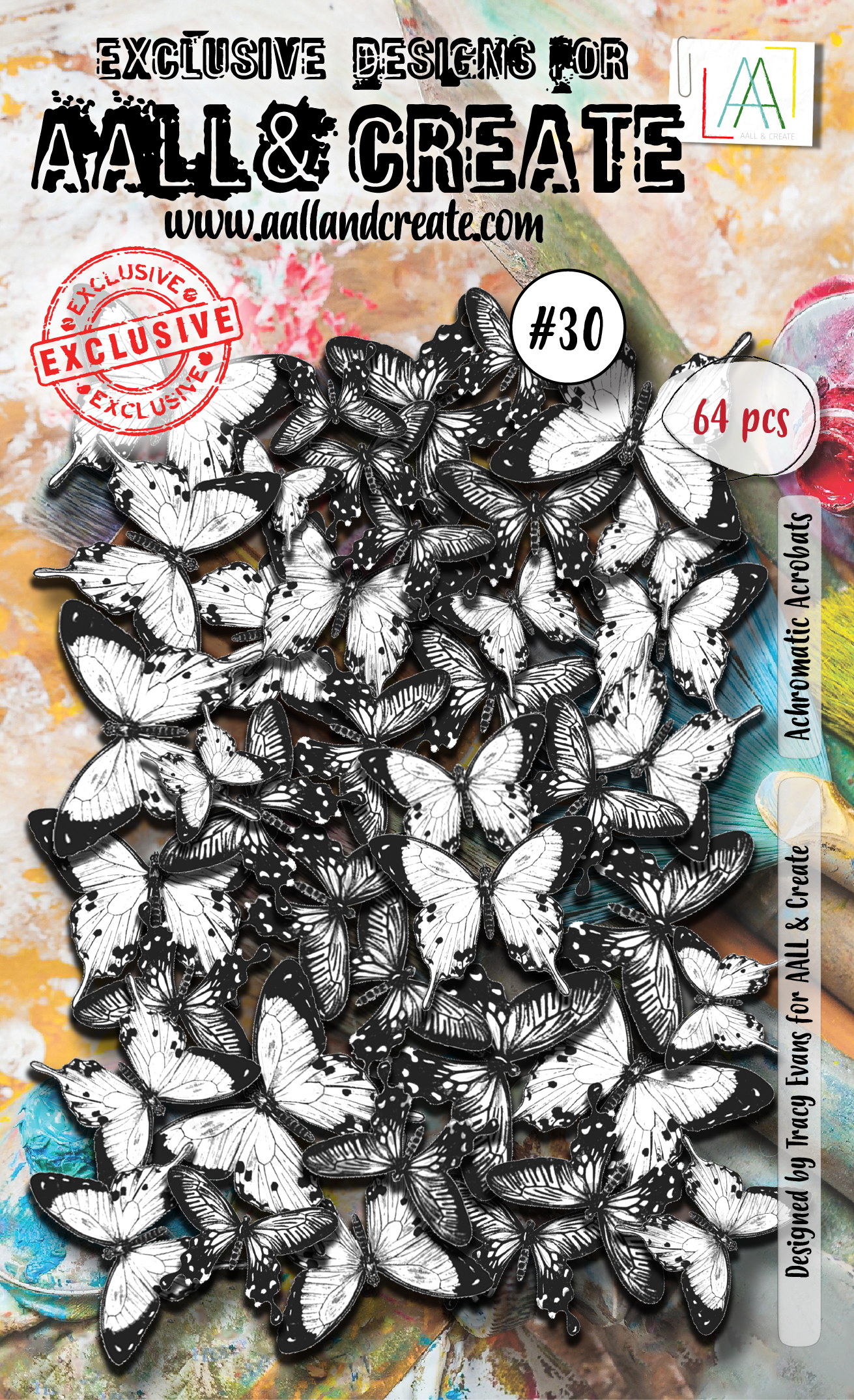 AALL and Create Ephemera Die-Cuts - 30 - Achromatic Acrobats