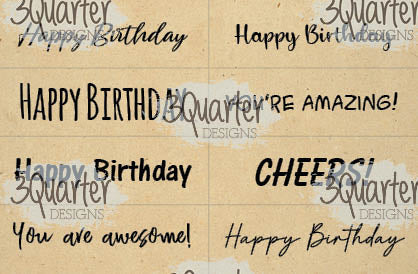 3Quarter Designs - Card Collection - Vintage Man