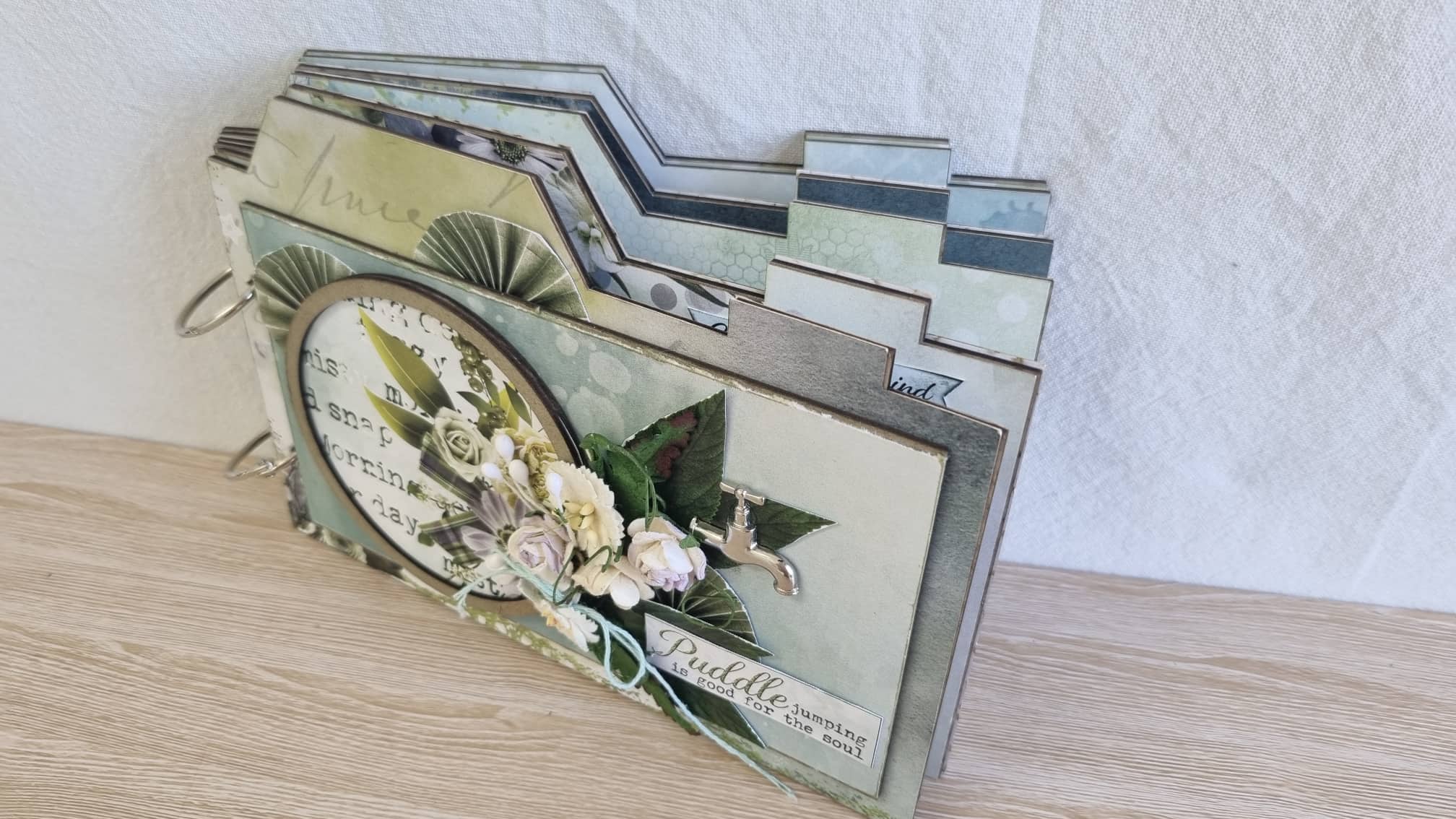 3Quarter Designs - Mini Album Base Kit - Umbrella Weather