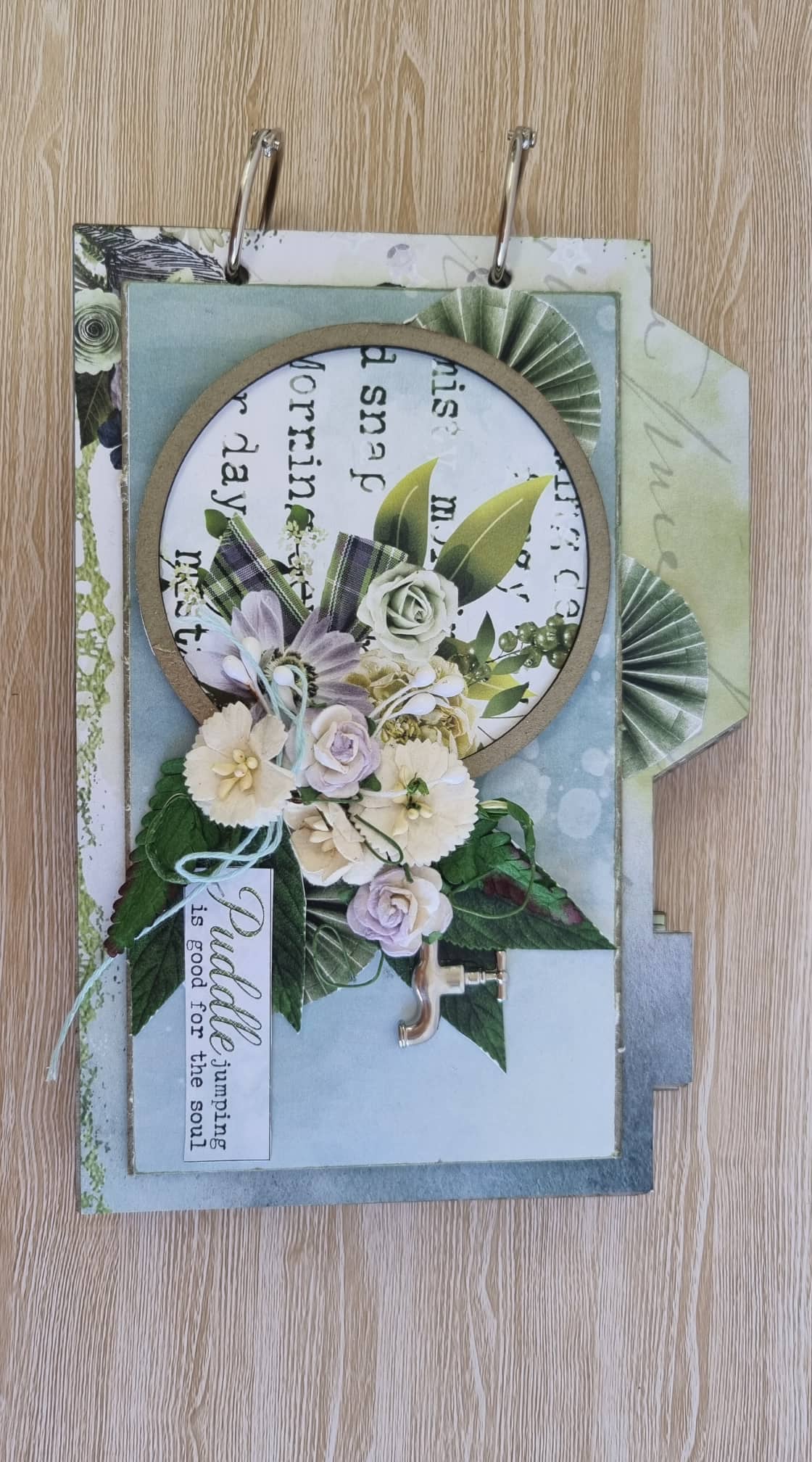 3Quarter Designs - Mini Album Base Kit - Umbrella Weather