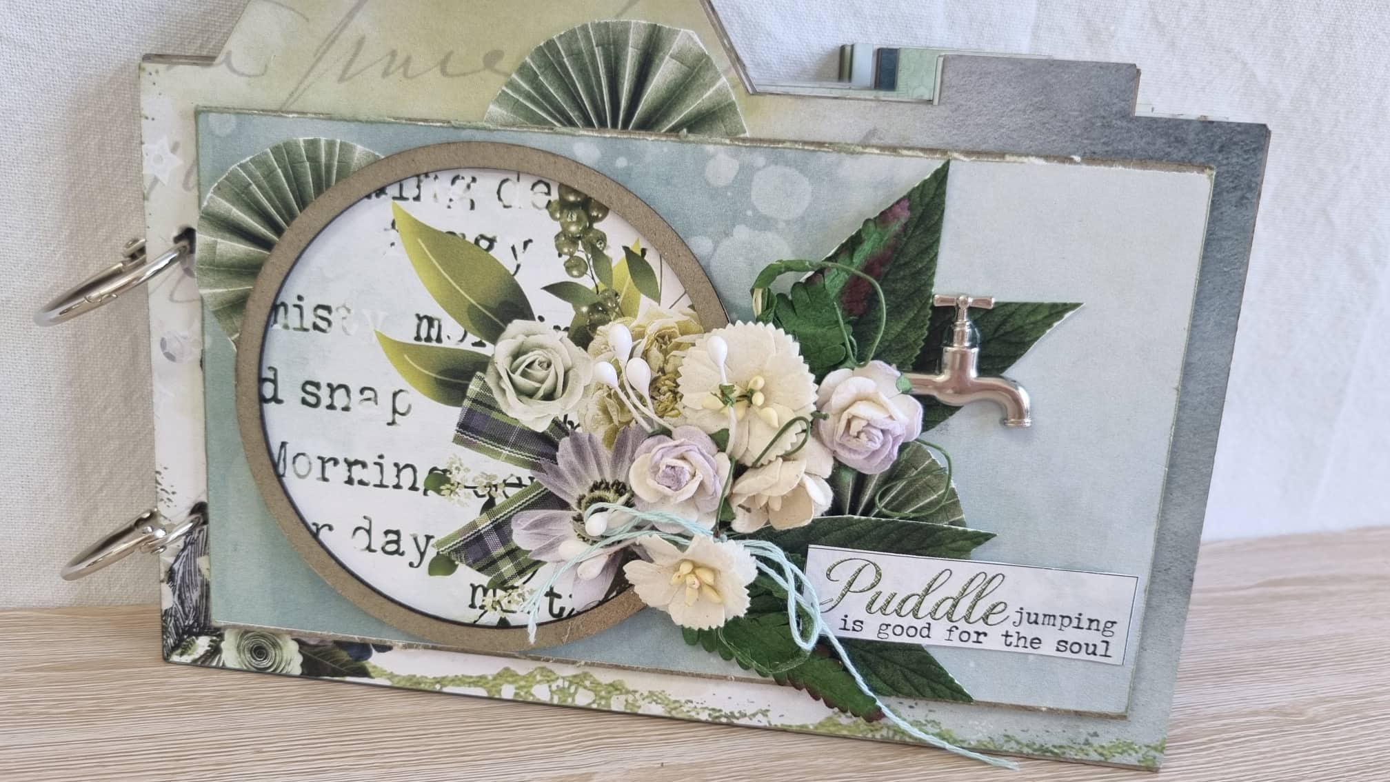 3Quarter Designs - Mini Album Base Kit - Umbrella Weather