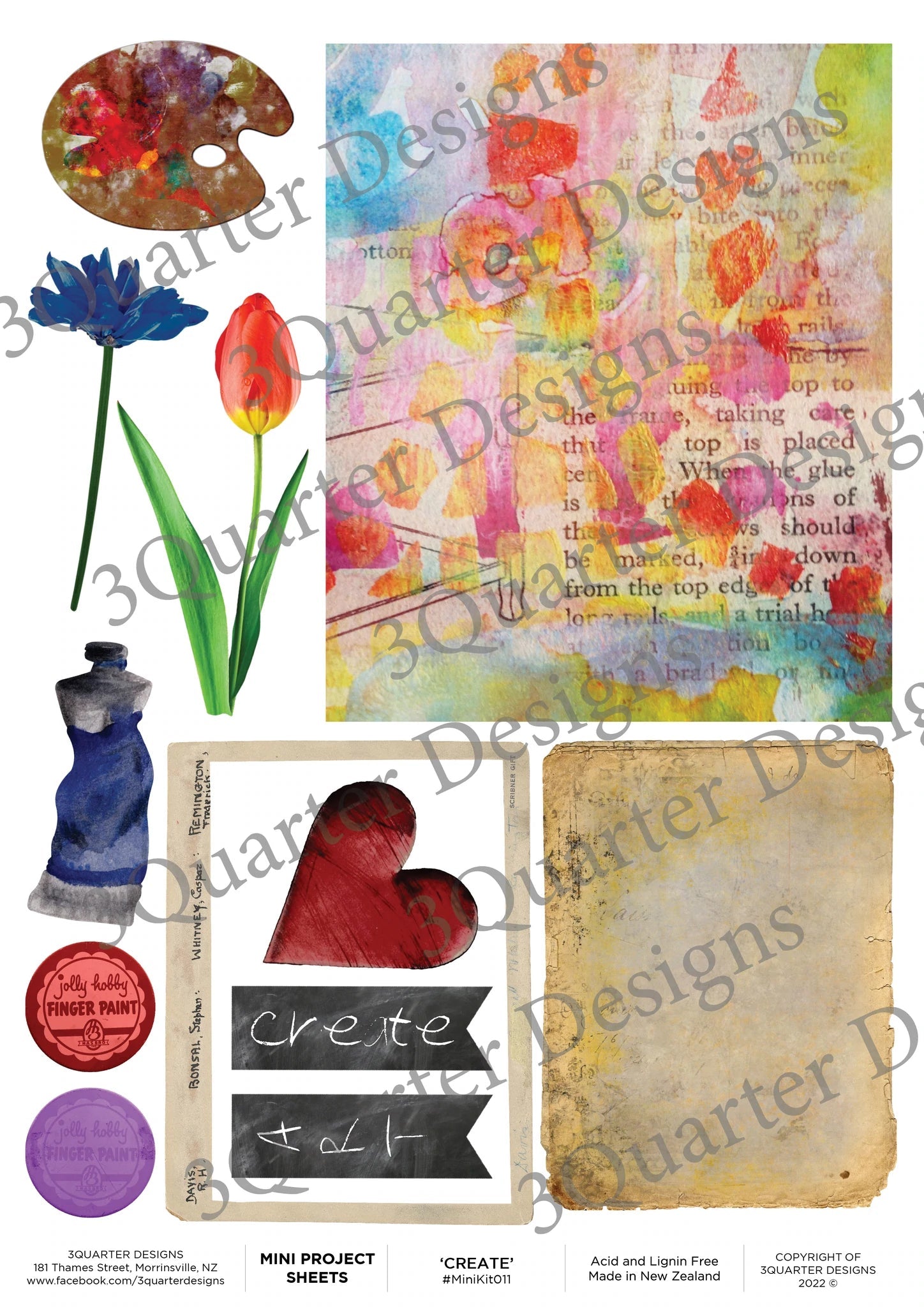 3Quarter Designs - Mini Project Sheet - Create