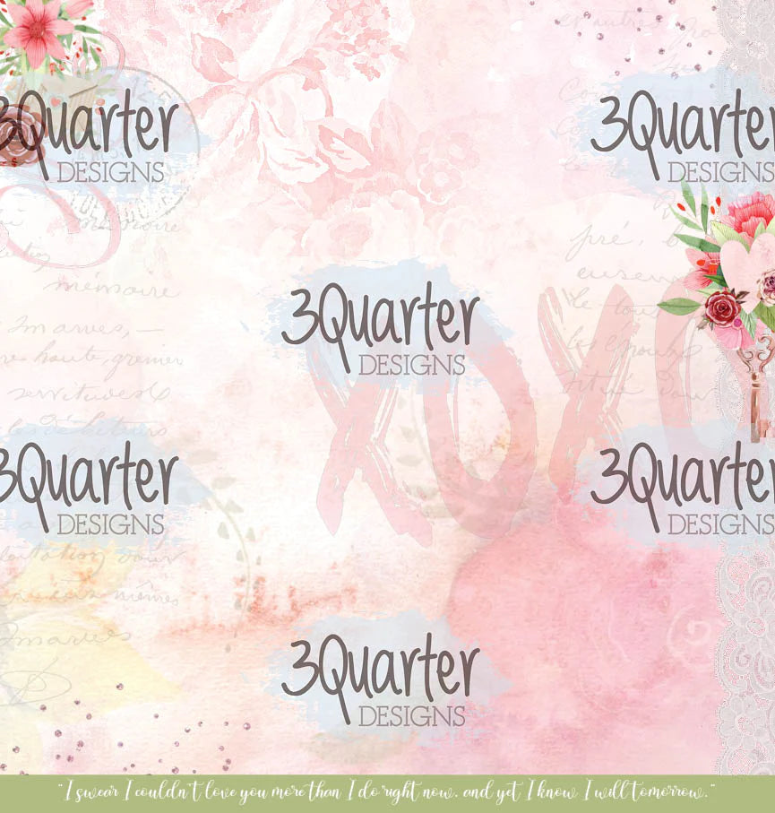 3Quarter Designs - 12" X 12" Paper Pack - Always Yours