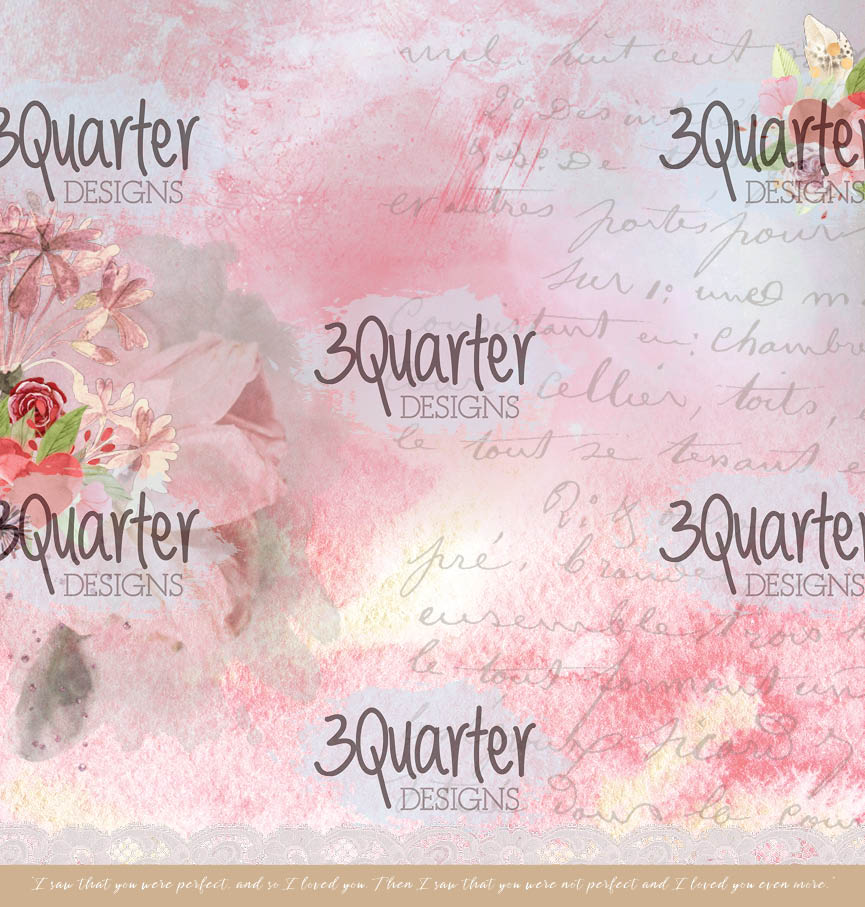 3Quarter Designs - 12" X 12" Paper Pack - Always Yours