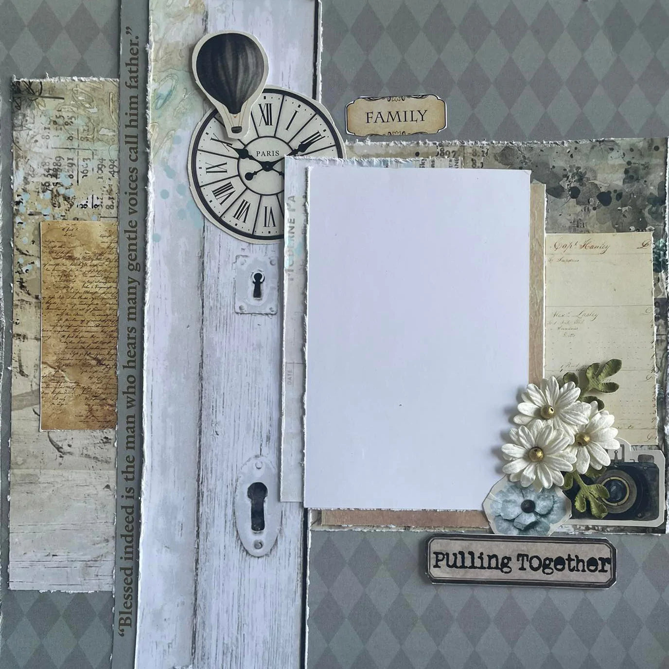 3Quarter Designs - 12" X 12" Paper Pack - Vintage Man