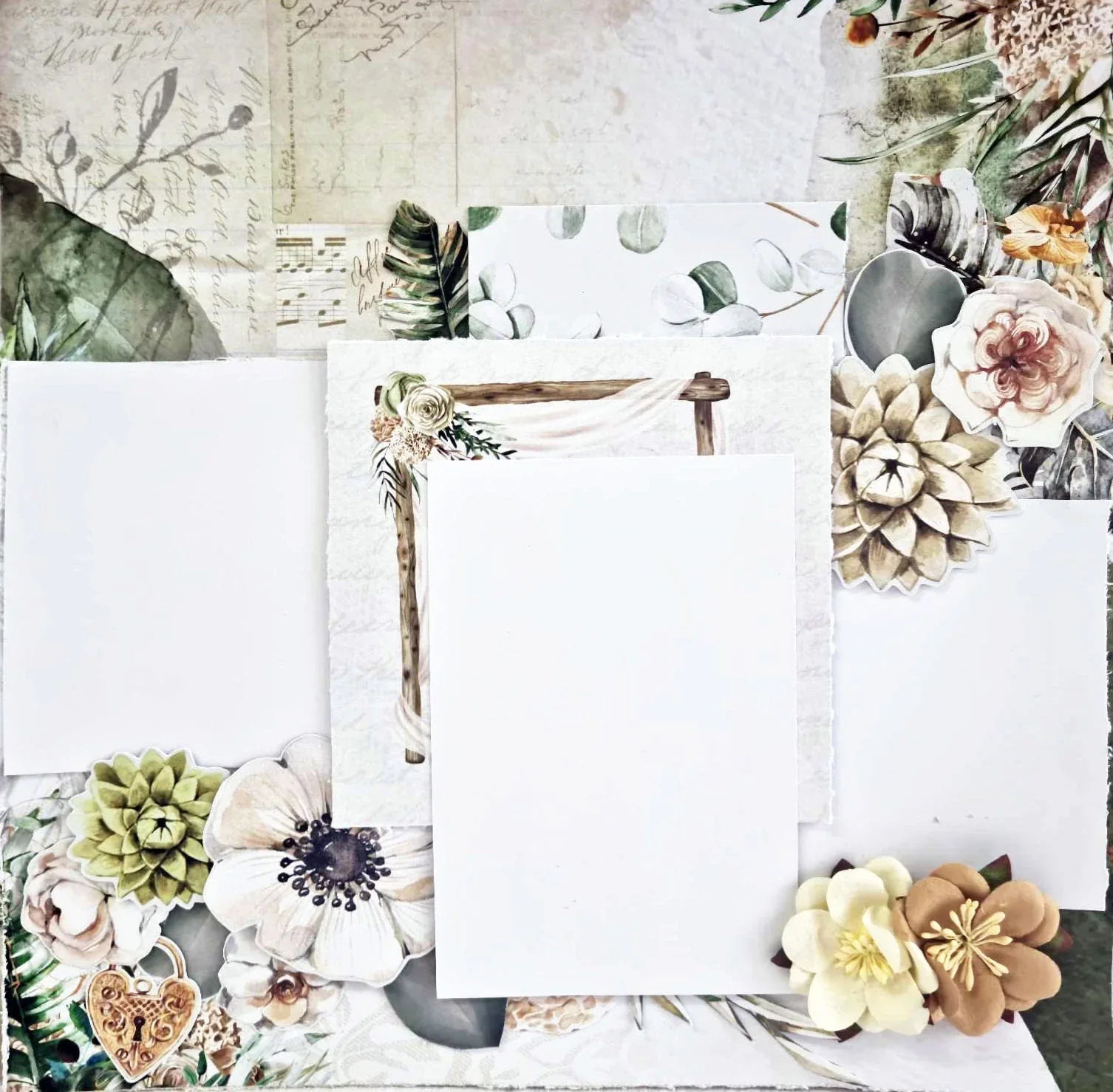 3Quarter Designs - 12" X12" Paper Pack - Our Vows