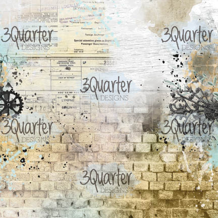 3Quarter Designs - 6" X 6" Paper Pack - Vintage Man