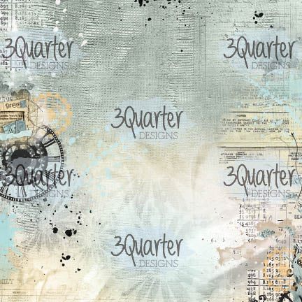 3Quarter Designs - 6" X 6" Paper Pack - Vintage Man