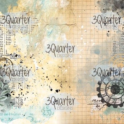 3Quarter Designs - 6" X 6" Paper Pack - Vintage Man