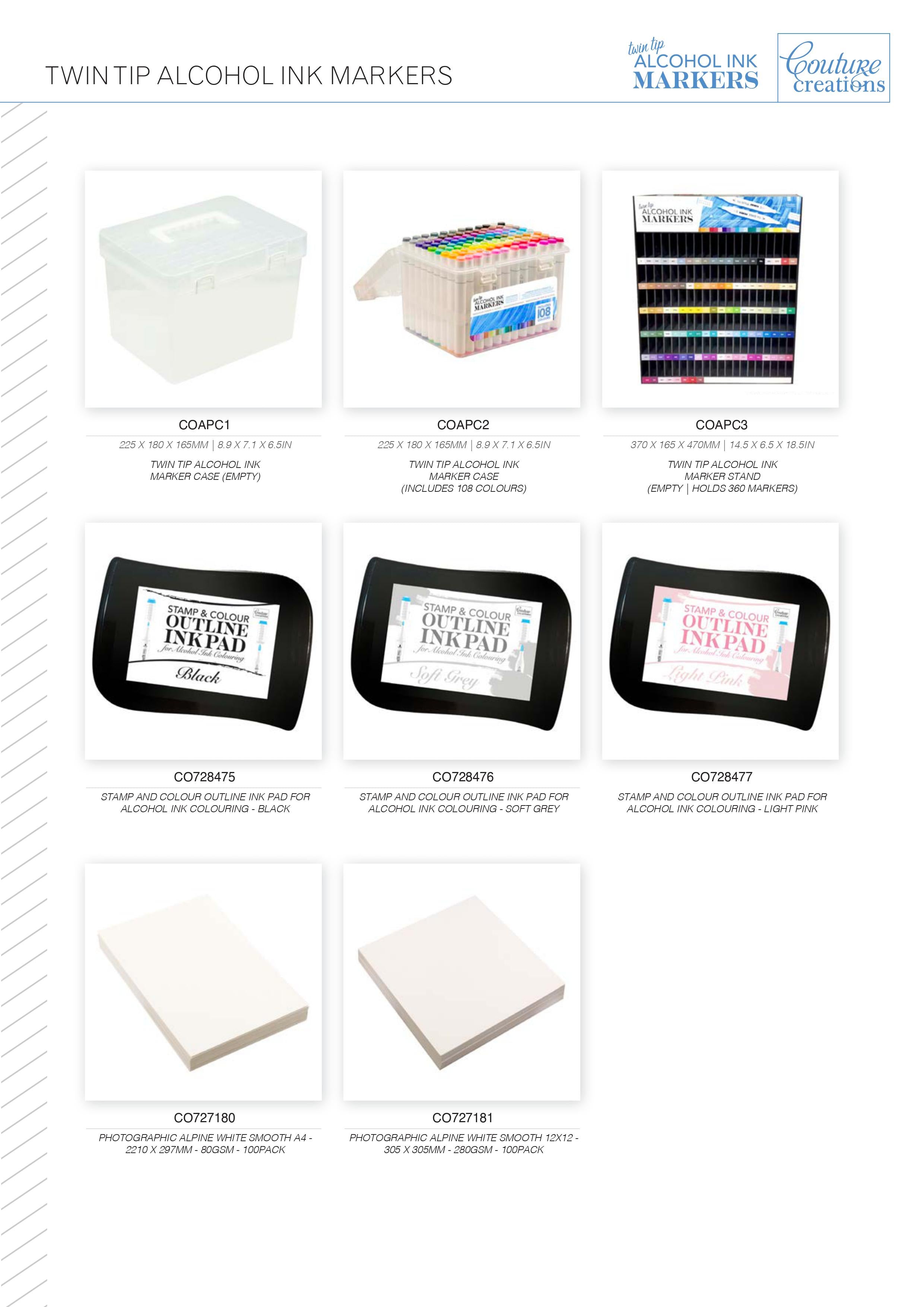 Twin Tip Alcohol Ink Marker - Purples & Pinks