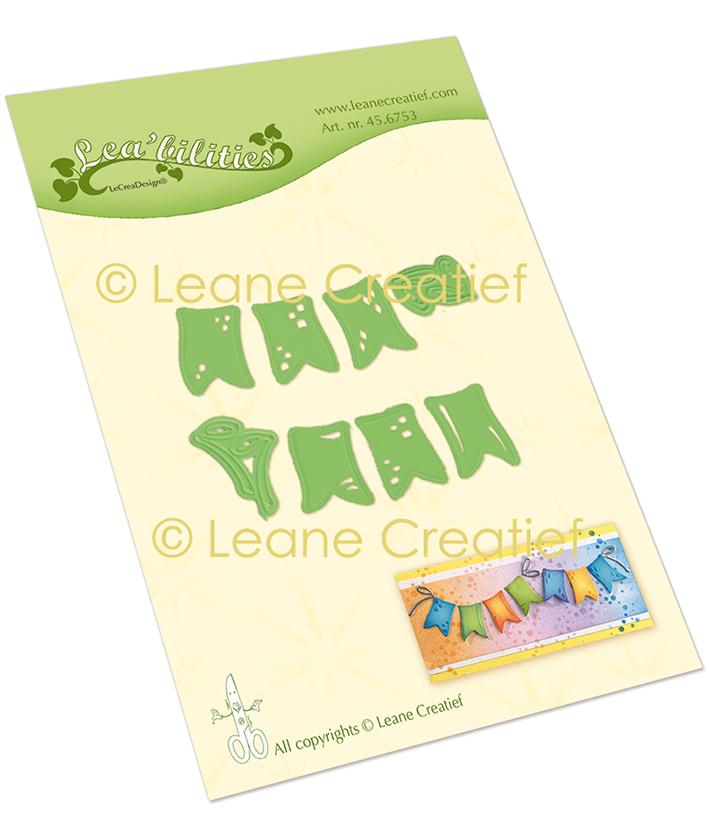 Lea’bilitie Little Flags Cut and Embossing Die