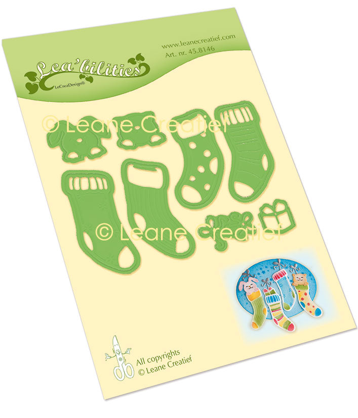 Lea’bilitie Christmas Stockings Cut And Embossing Die