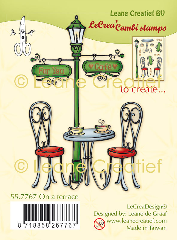 LeCreaDesign Combi Clear Stamp On A Terrace