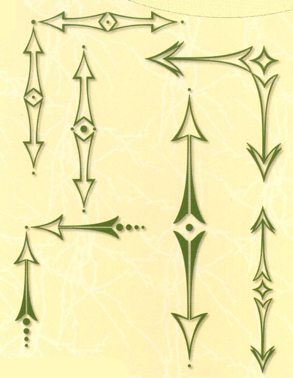 Project Life & Cards LeCreaDesign clear stamp Arrows sharp