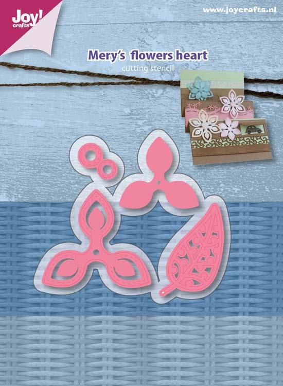 Joy! Crafts Die - Mery's Flowers heart (4)