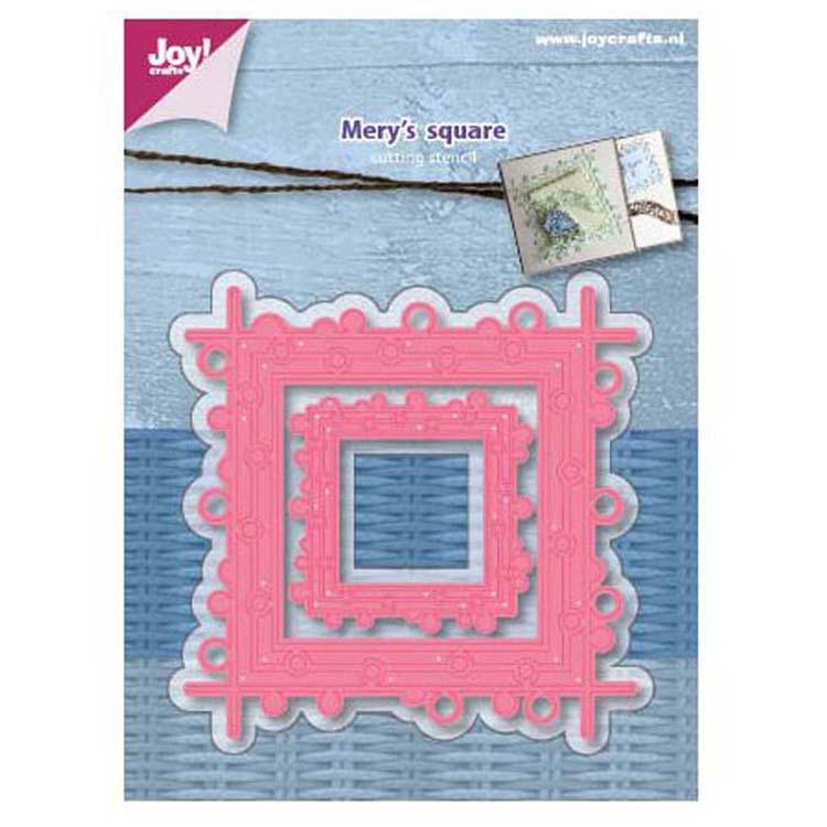 Joy! Crafts Die - Mery's Square with Circles