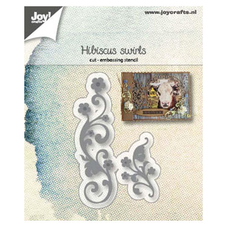 Joy! Crafts Die - Hibiscus Swirls