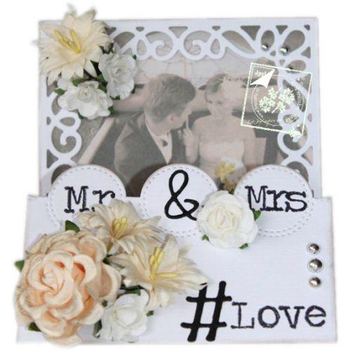 Cut & Deboss die /Clearstamp - Parking card