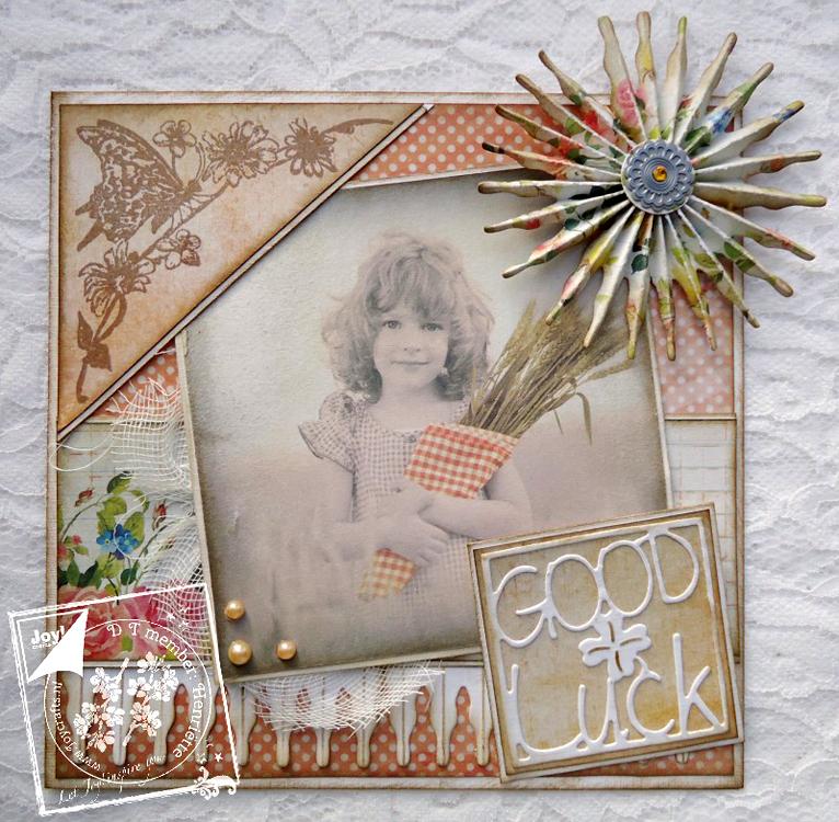 Joy! Crafts -Butterflies Corner Stamp