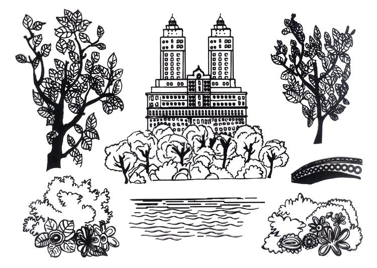 Joy! Craft Clear Stamp - City View