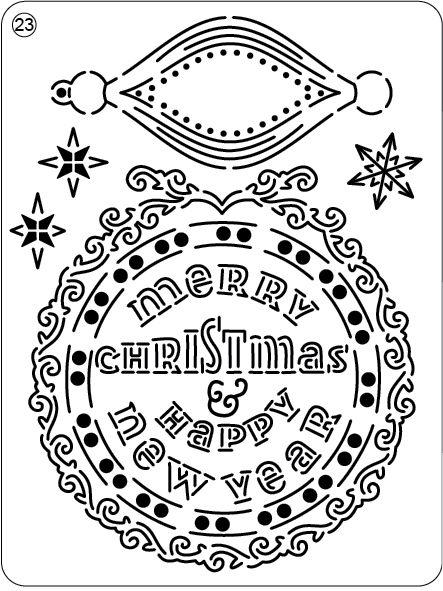 Pergamano Mini Grid - 23 - Happy New Year