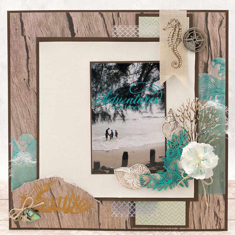 Couture Creations Hotfoil Stamp - Atlantic Shell