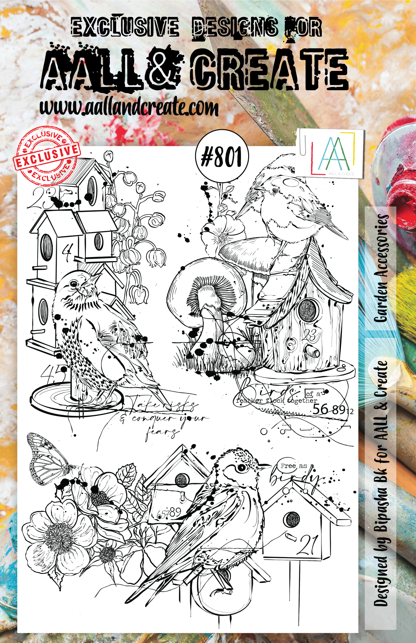 AALL and Create Stamp Set - 801 - Garden Accessories