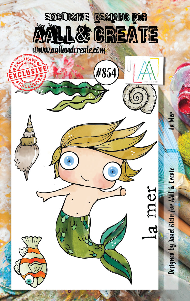 AALL and Create Stamp Set - 854 - La Mer