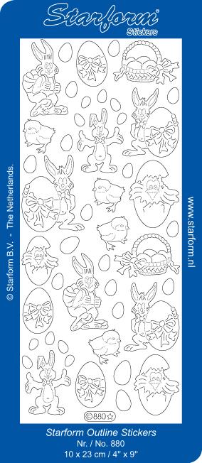 Deco Stickers - Easter Bunny