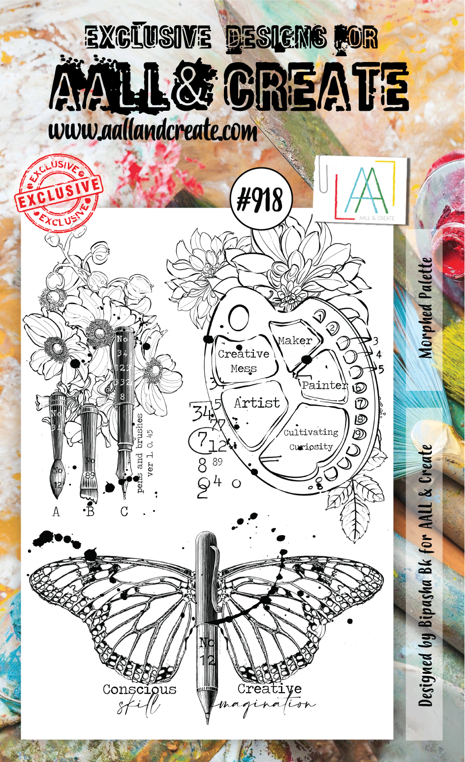 AALL and Create Stamp Set - 918 - Morphed Palette